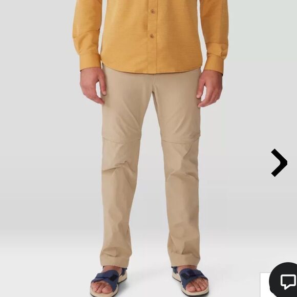 MEN’S SIZE 34 MOUNTAIN HARDWEAR CONVERTIBLE NYLON PANTS - Picture 2 of 10